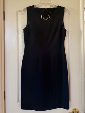 Ivanka Trump Navy Midi Dress Size 6